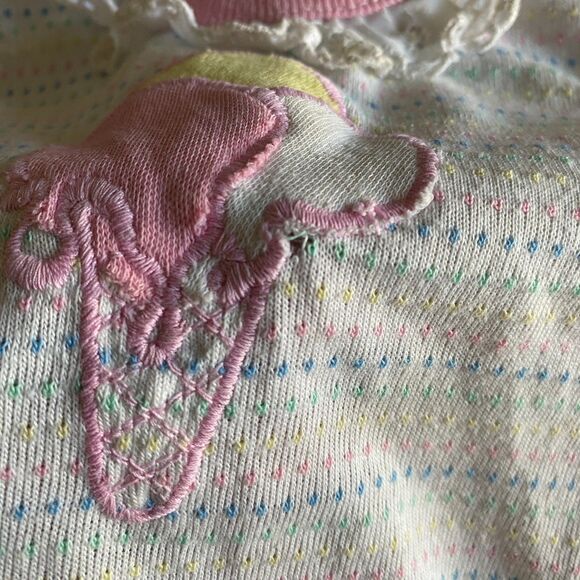 Vintage Garanimals Pastel Ice Cream Tank Girls' 24 Months - Picture 7 of 10